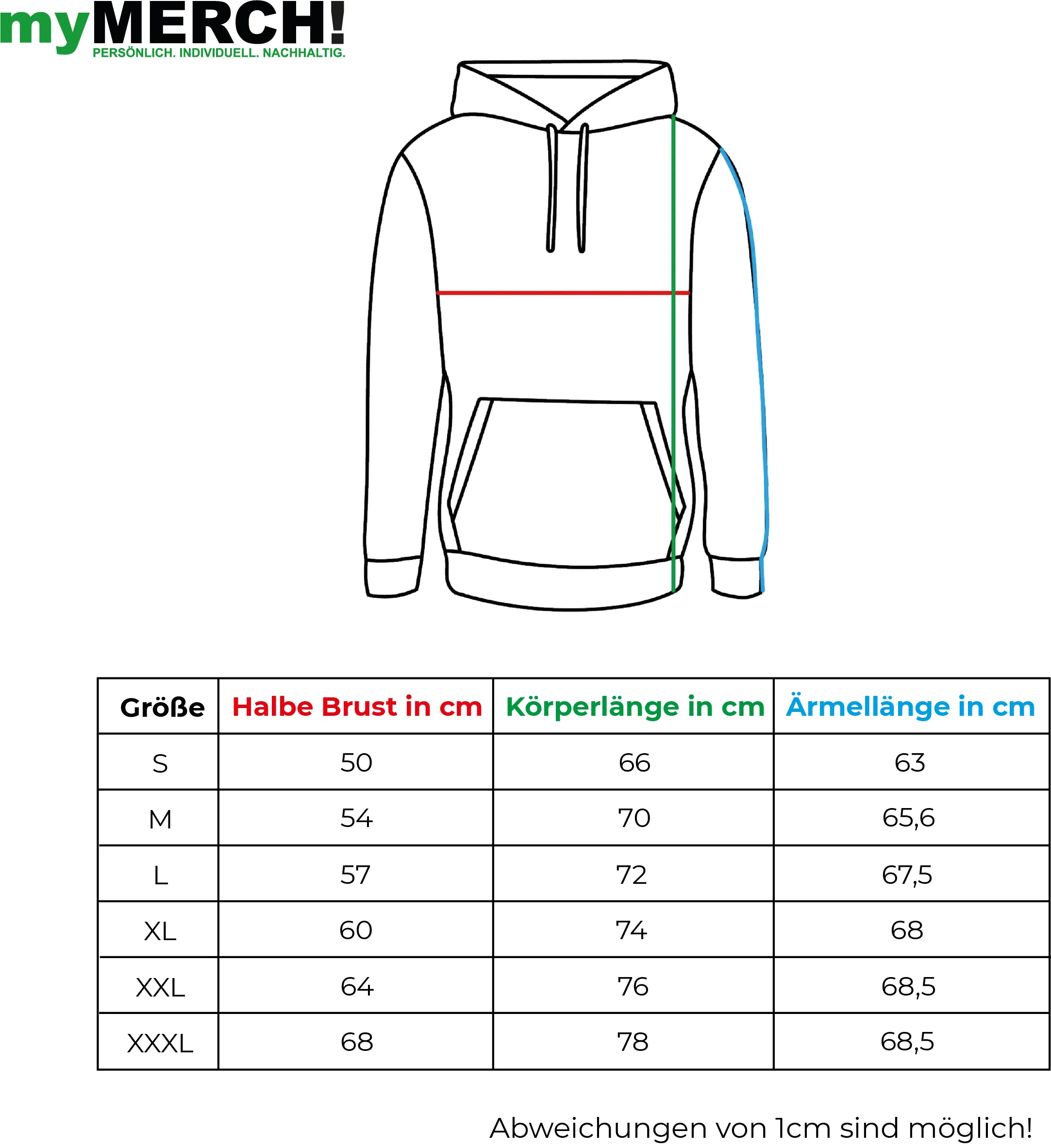 Hoodie "Die Welt da draußen ist besser als wir denken" color - Image 7