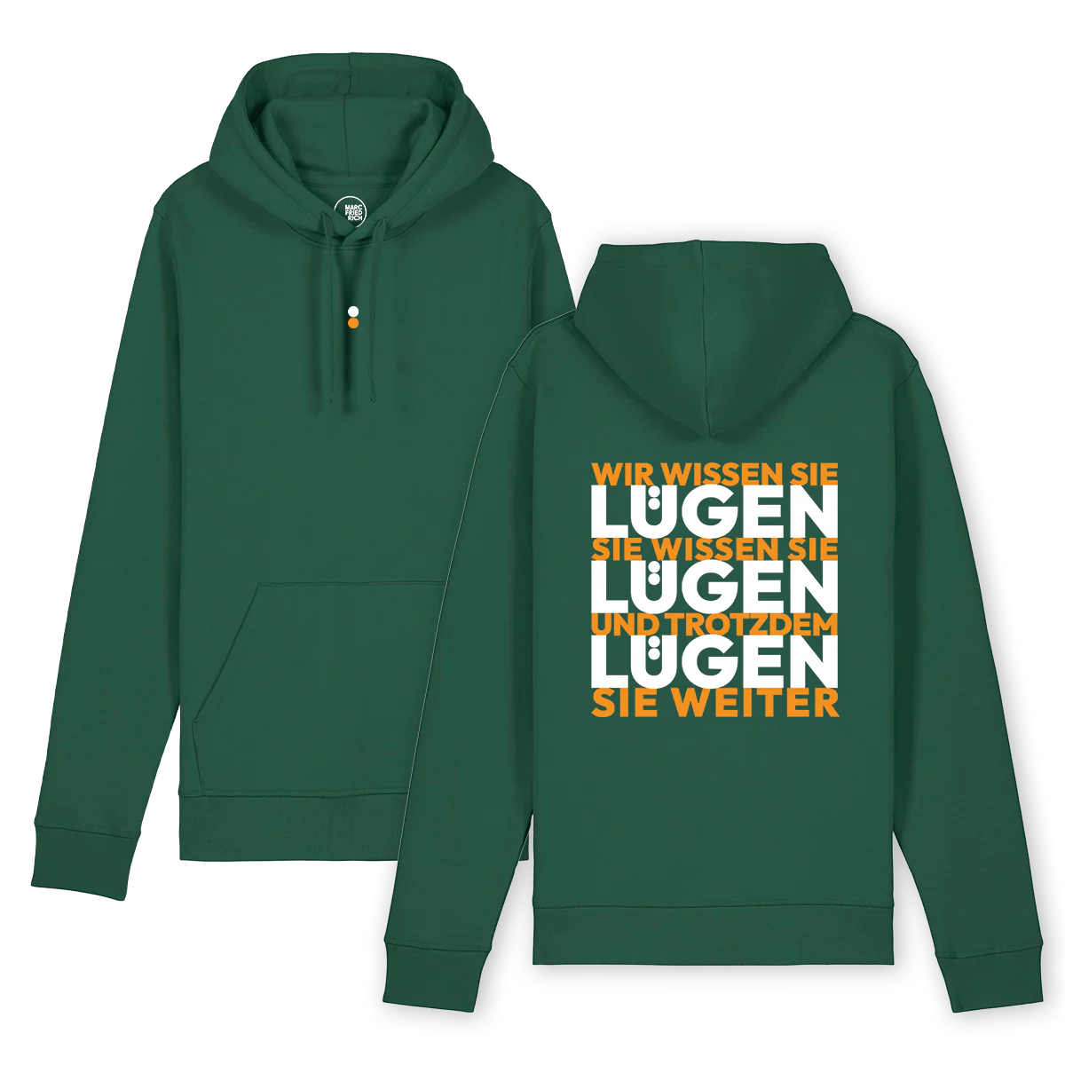 Hoodie "Lügen Lügen Lügen" color - Image 5