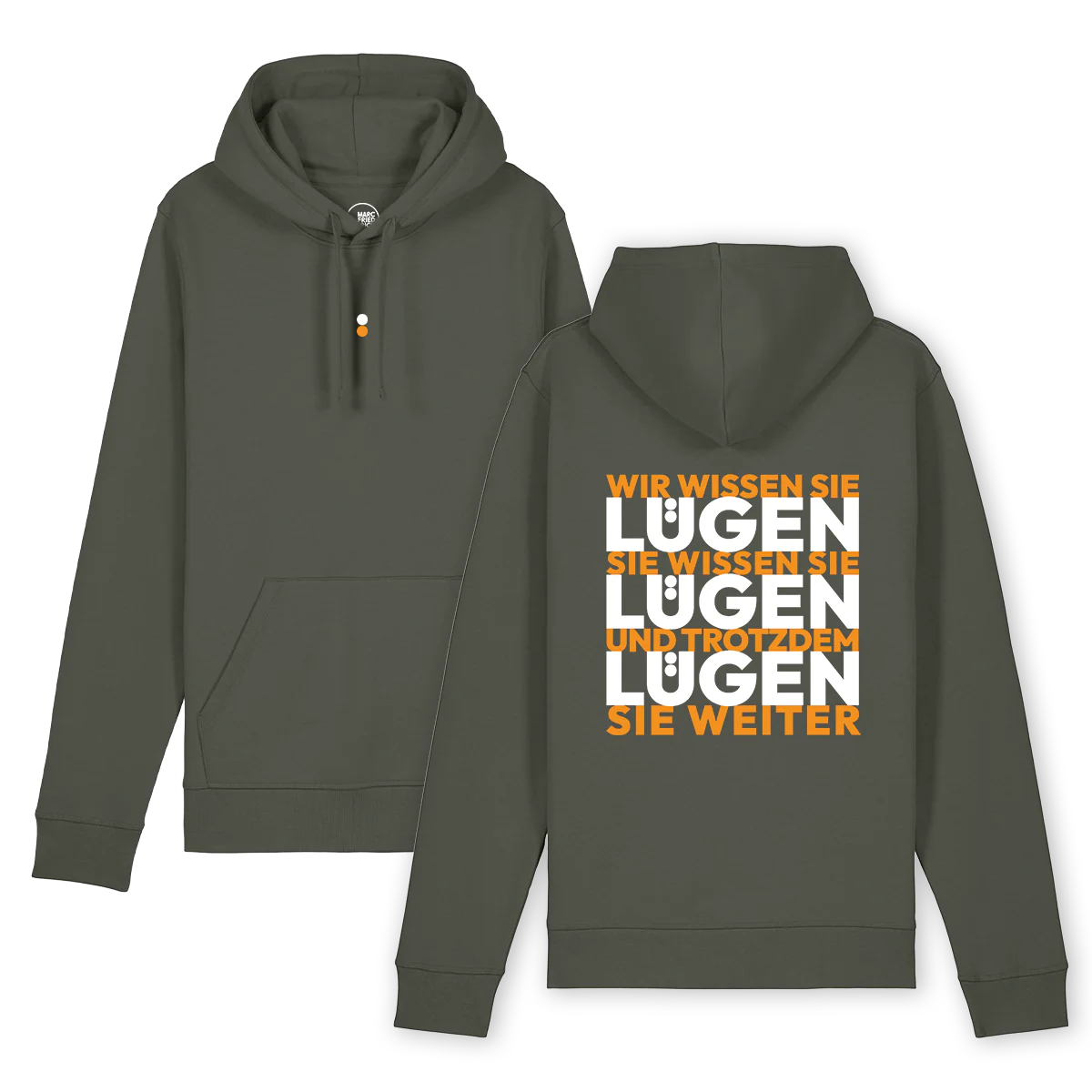 Hoodie "Lügen Lügen Lügen" color - Image 6