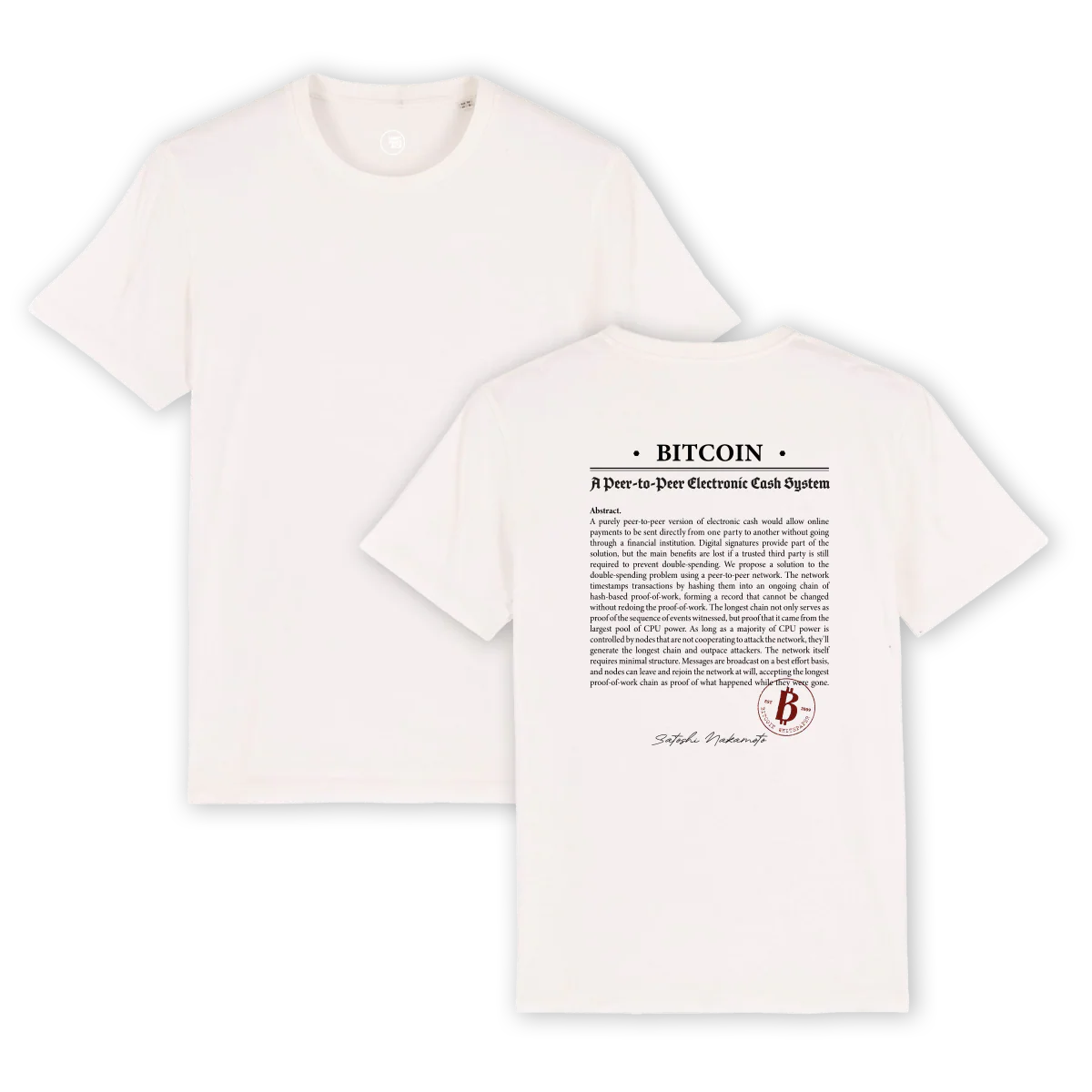 T-Shirt "Bitcoin Whitepaper" - Image 3
