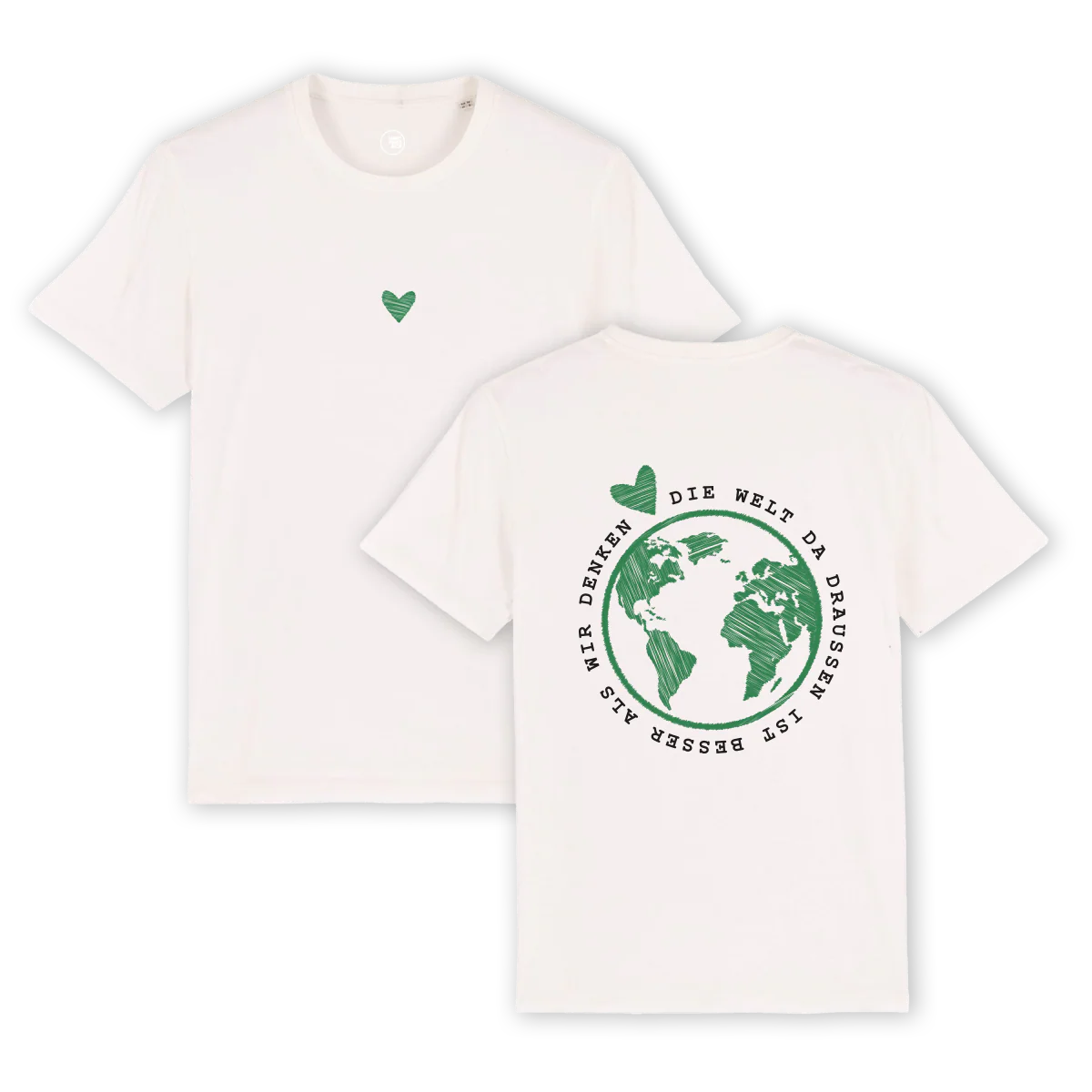 T-Shirt "Die Welt da draußen ist besser als wir denken" - Image 3