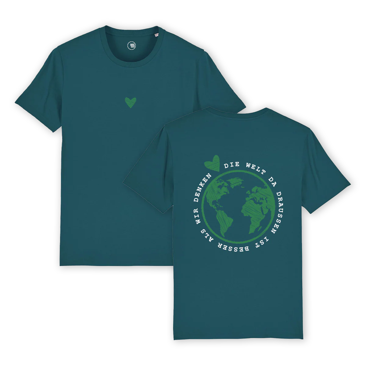 T-Shirt "Die Welt da draußen ist besser als wir denken" - Image 9