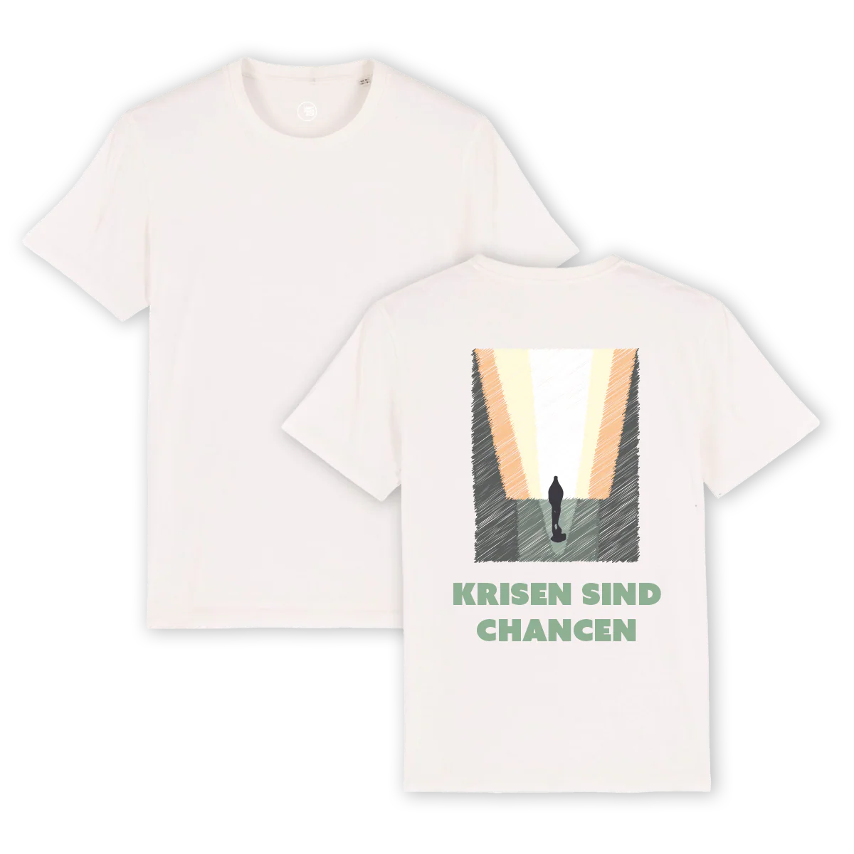 T-Shirt "Krisen sind Chancen - Kunstdruck" - Image 3