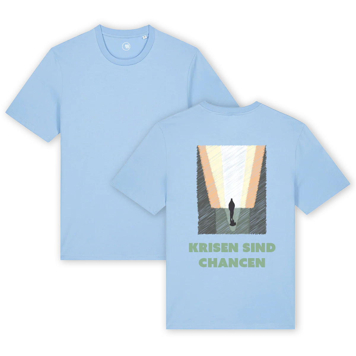 T-Shirt "Krisen sind Chancen - Kunstdruck" - Image 5