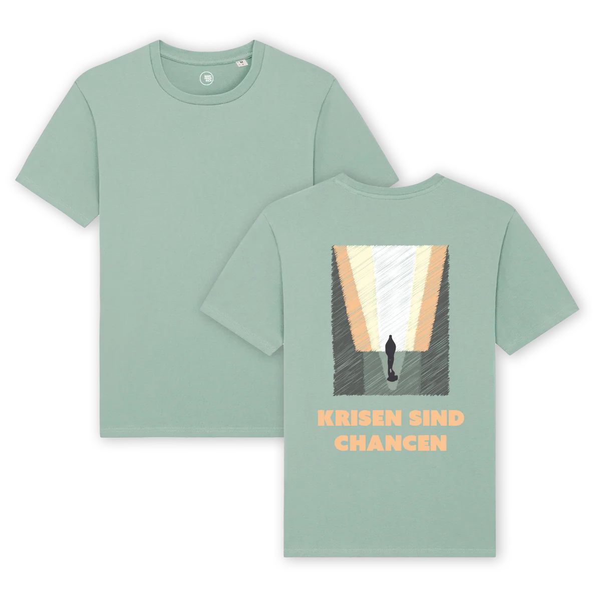 T-Shirt "Krisen sind Chancen - Kunstdruck" - Image 7