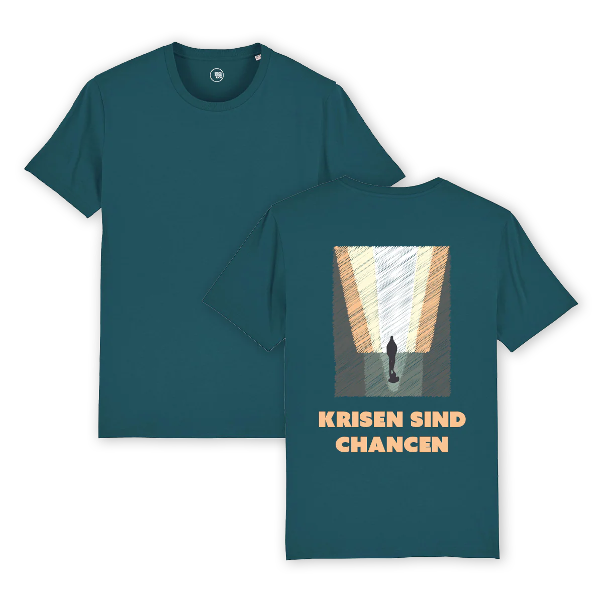 T-Shirt "Krisen sind Chancen - Kunstdruck" - Image 8