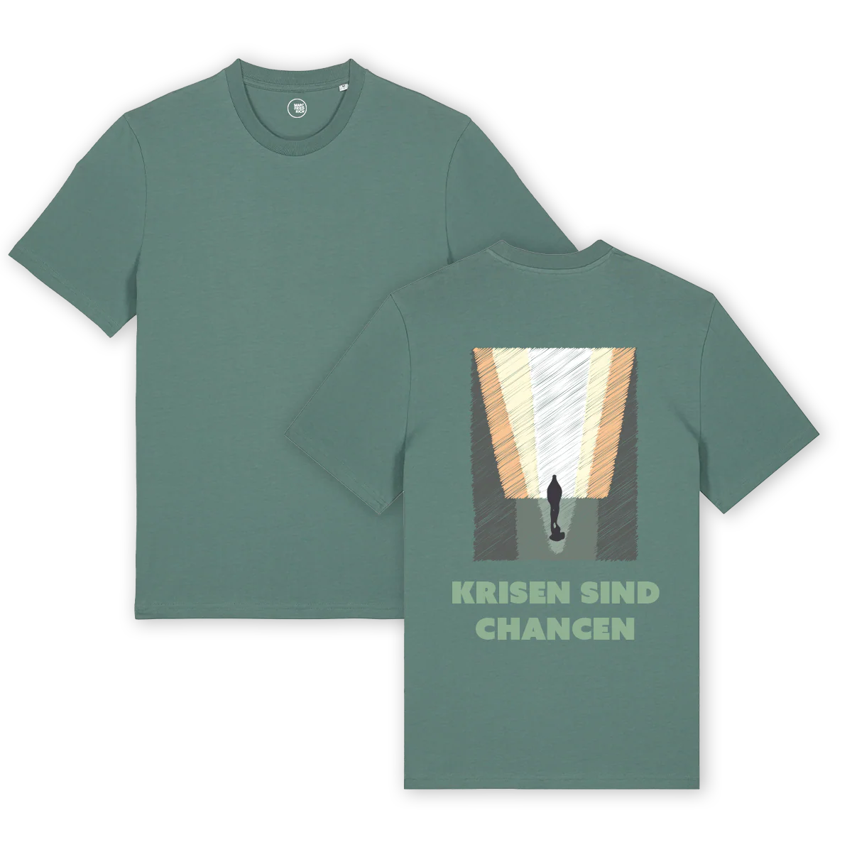 T-Shirt "Krisen sind Chancen - Kunstdruck" - Image 9